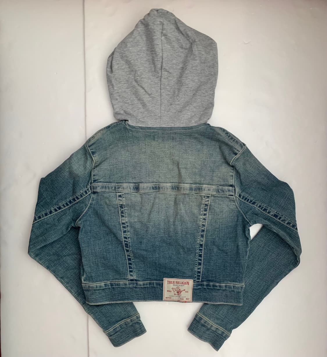 [XS,S] 트루 릴리젼 후드 데님 자켓 상품이미지8
