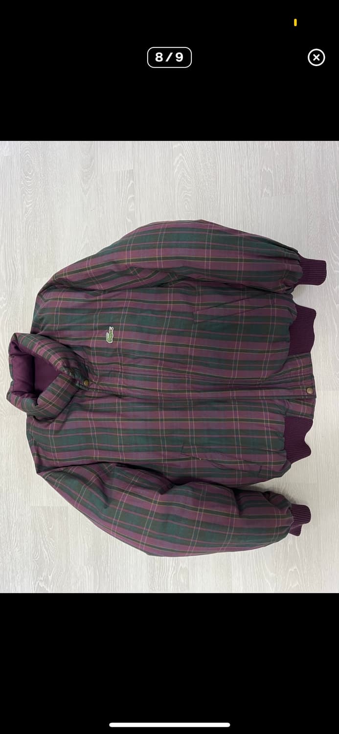 라코스테 빈티지 퍼플 패딩 L 상품이미지5