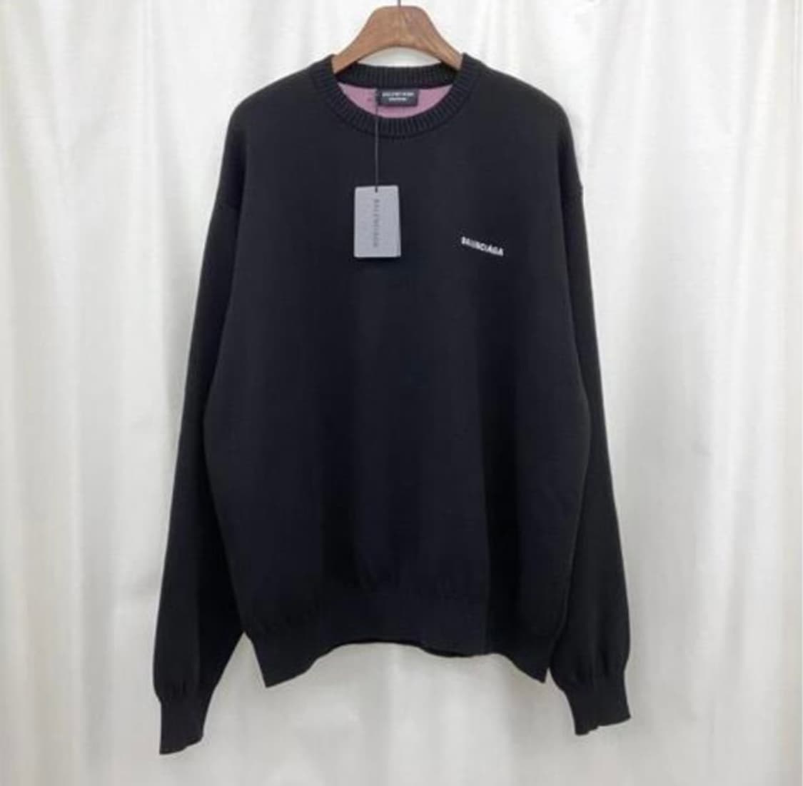 발렌시아가 22FW 웨이브로고 니트 새상품 상품이미지3