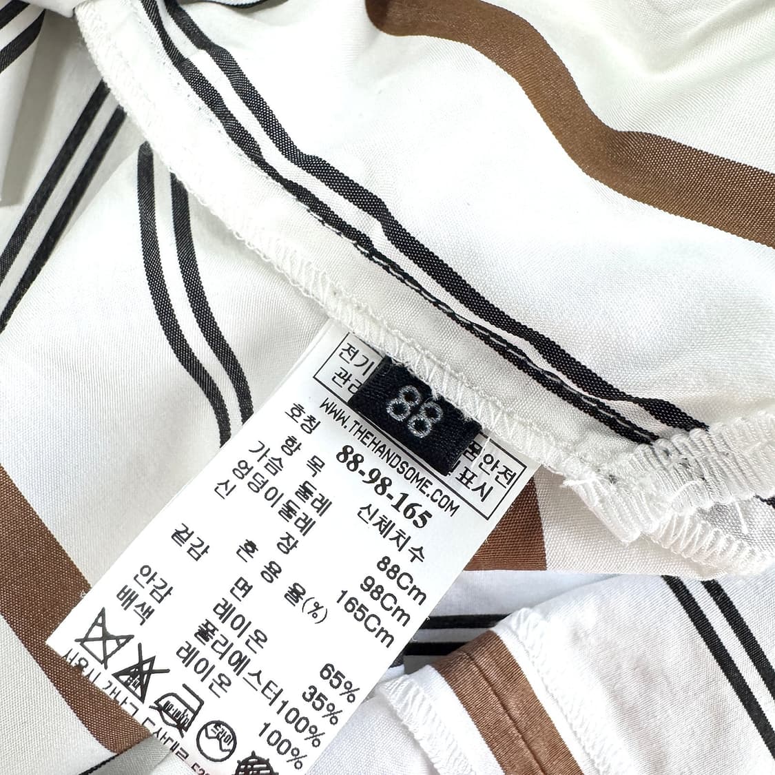 랑방컬렉션 스트라이프 셔츠 드레스 상품이미지6