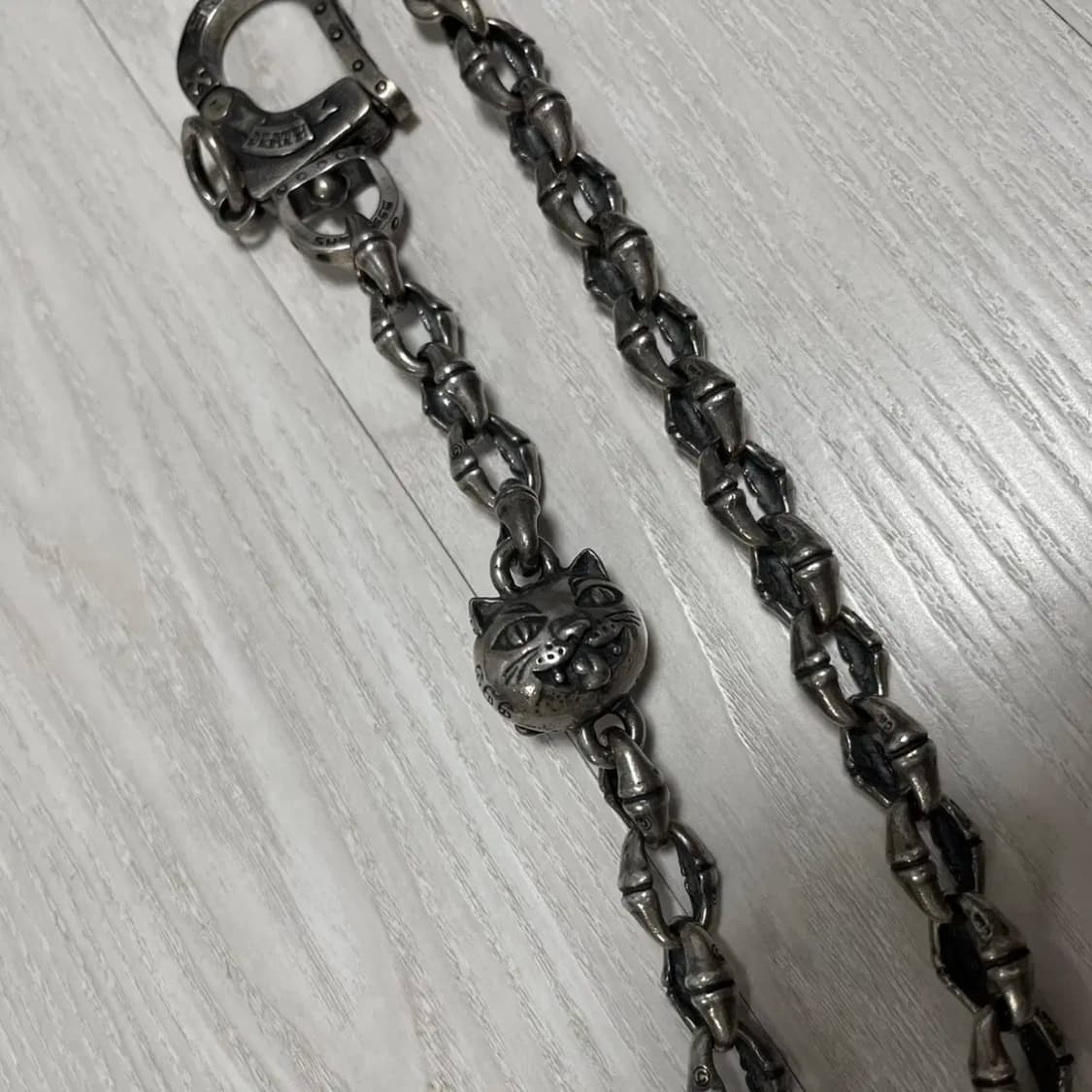 신트리플식스 말가죽 지갑 + 실버 월렛 체인 / 체인 지갑, 트러커 월렛 상품이미지4