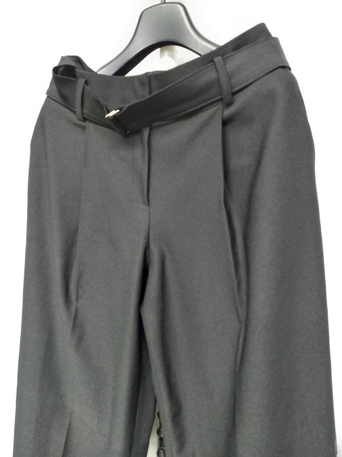 세컨플로어 춘추 하이웨스트 핀턱 일자통핏팬츠 55 상품이미지5