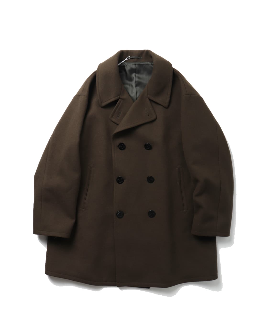 BEAMS Fleece Easy Pea Coat 상품이미지1
