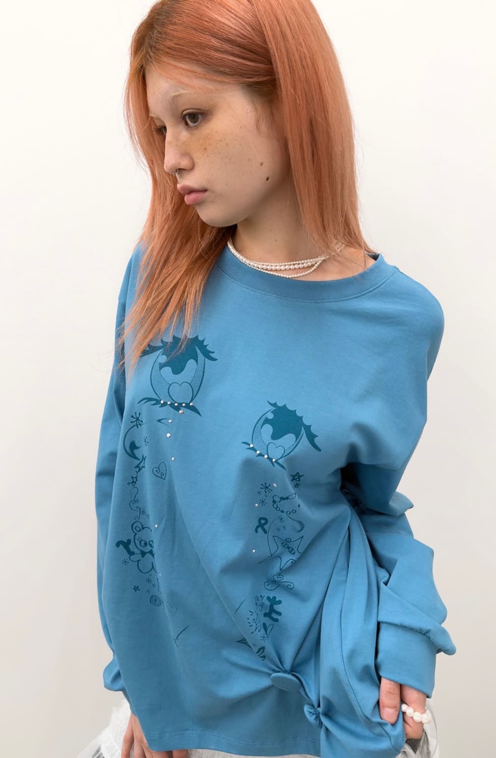 타입서비스 Cry Eyes Ruched Top 상품이미지2