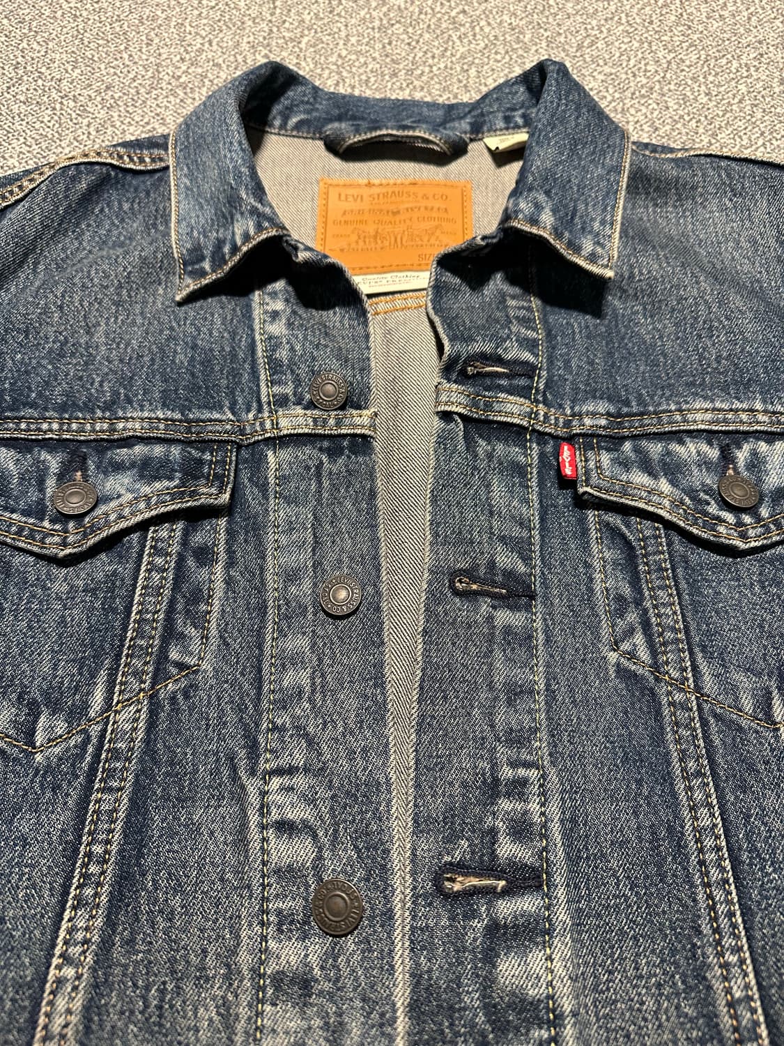 리바이스 프리미엄 데님 트러커 자켓 s 상품이미지2