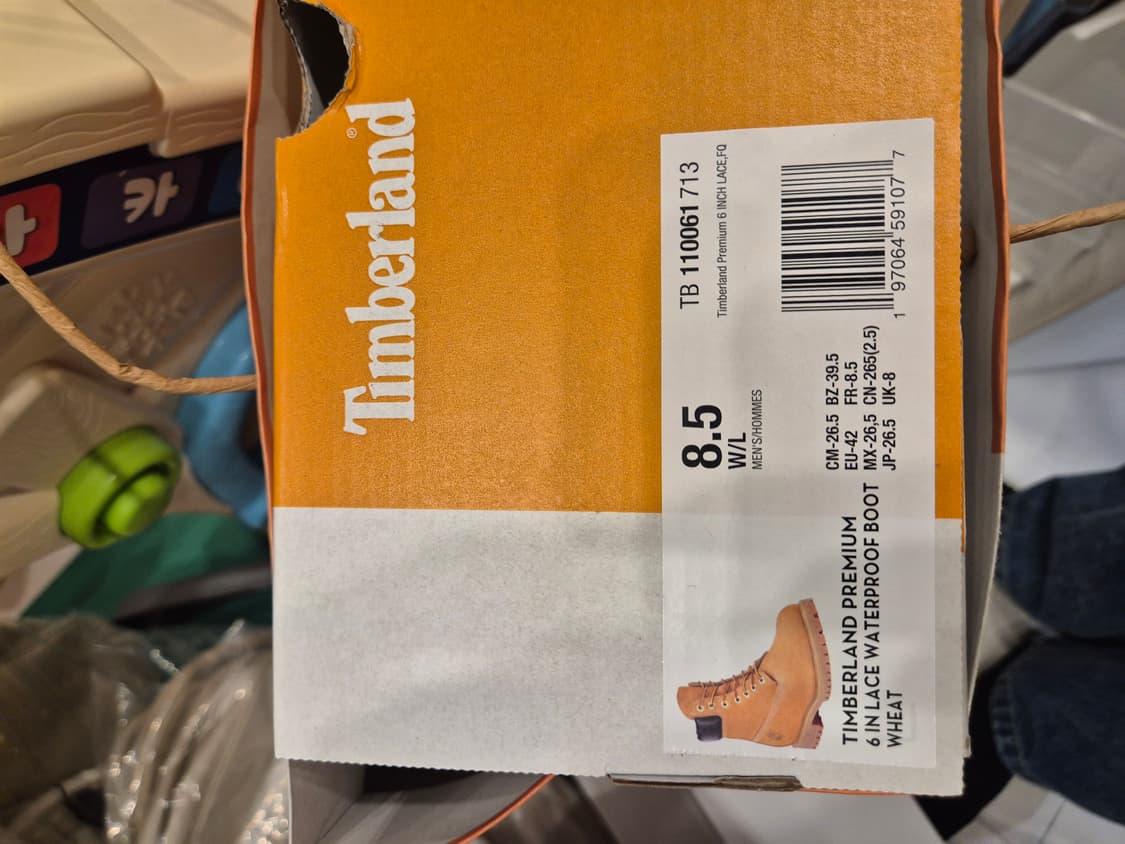 팀버랜드 6인치 8.5 완전 새상품 상품이미지3