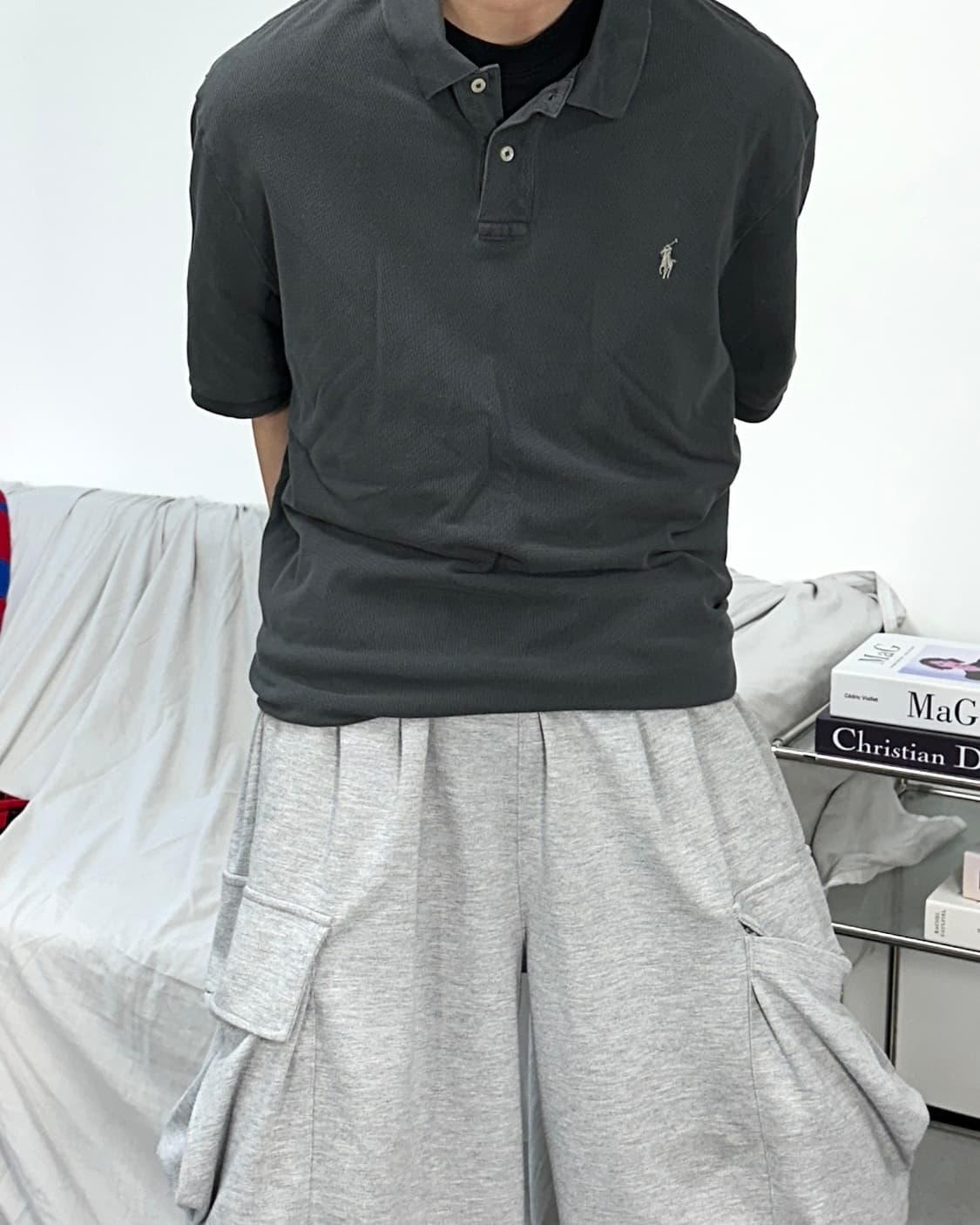 폴로 랄프로렌 차콜 pk 2XL 상품이미지2