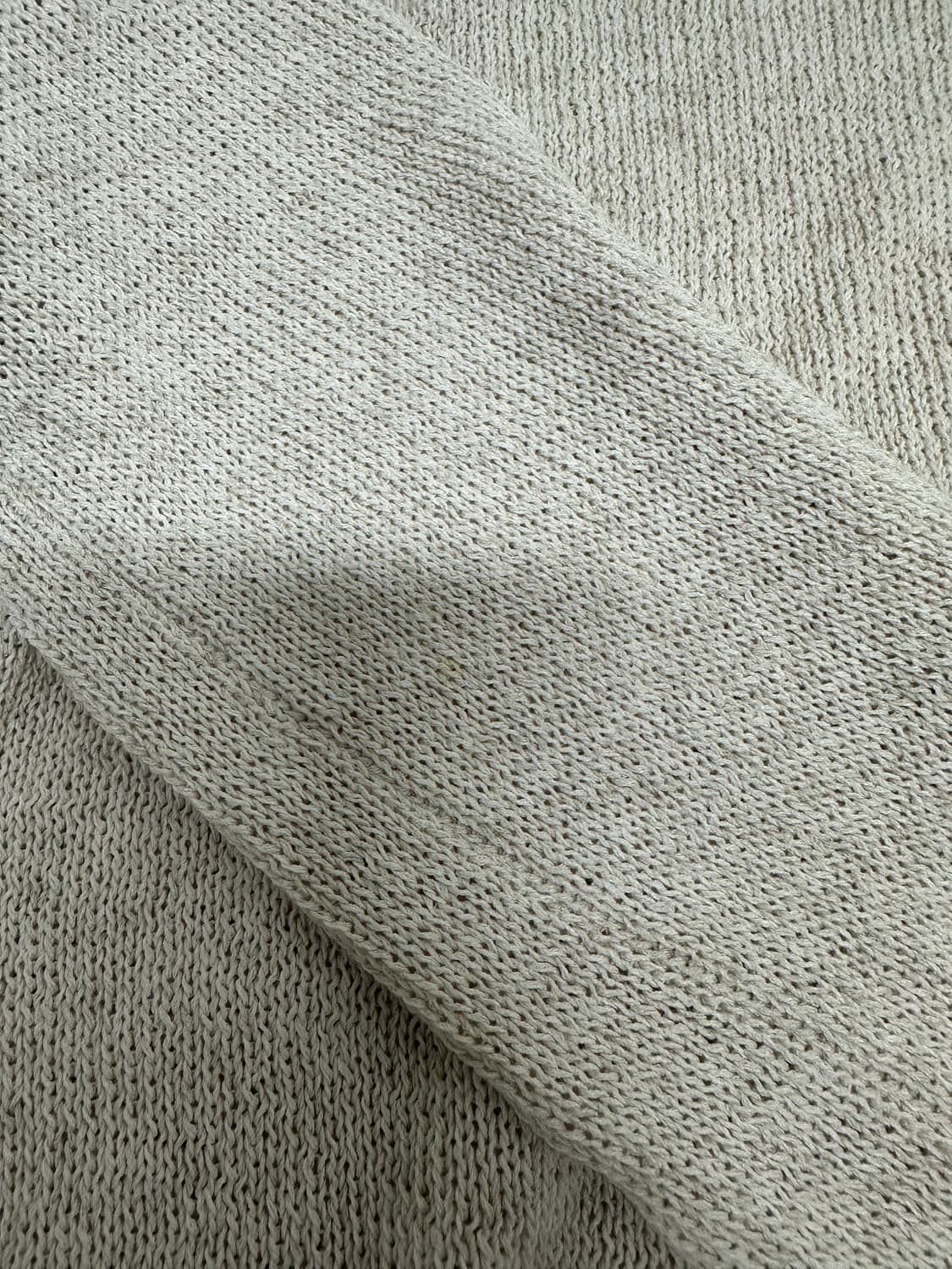 낫띵에브리띵 OVERSIZED LINEN SWEATER IN IVORY  상품이미지9