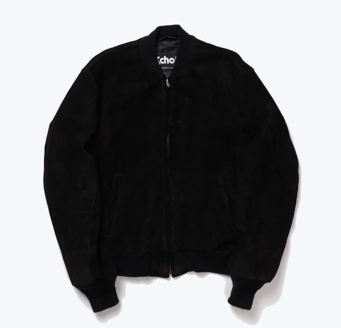 (구매) Schott 쇼트 스웨이드 블랙 (42,44) 상품이미지1