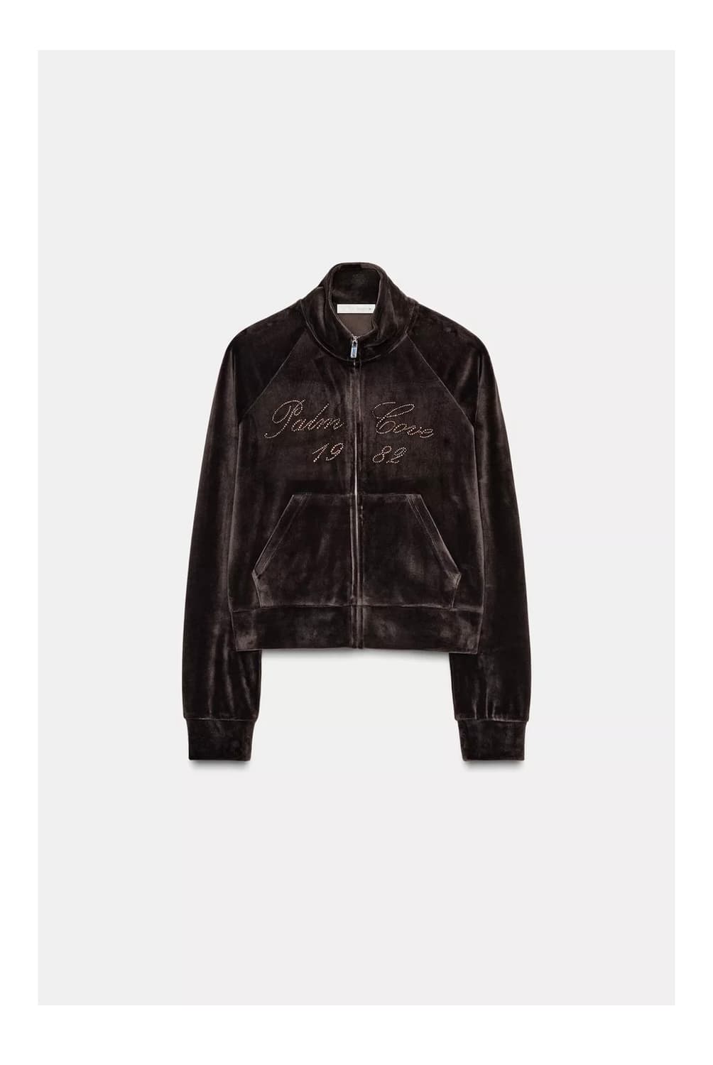 자라 벨벳 집업 자켓 상품이미지1