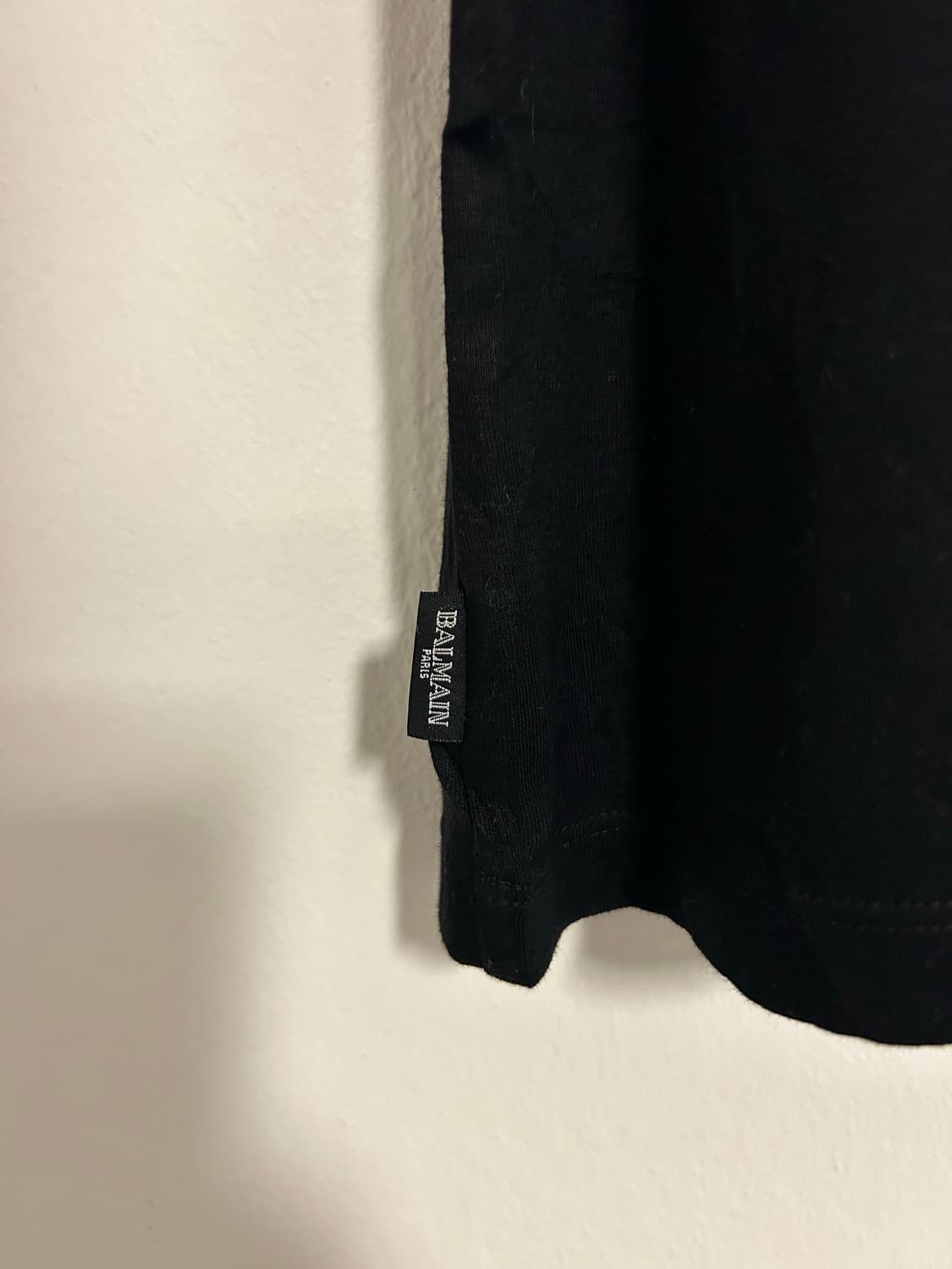 JPN 발망 비즈 플라워 로고 반팔 티셔츠 상품이미지4