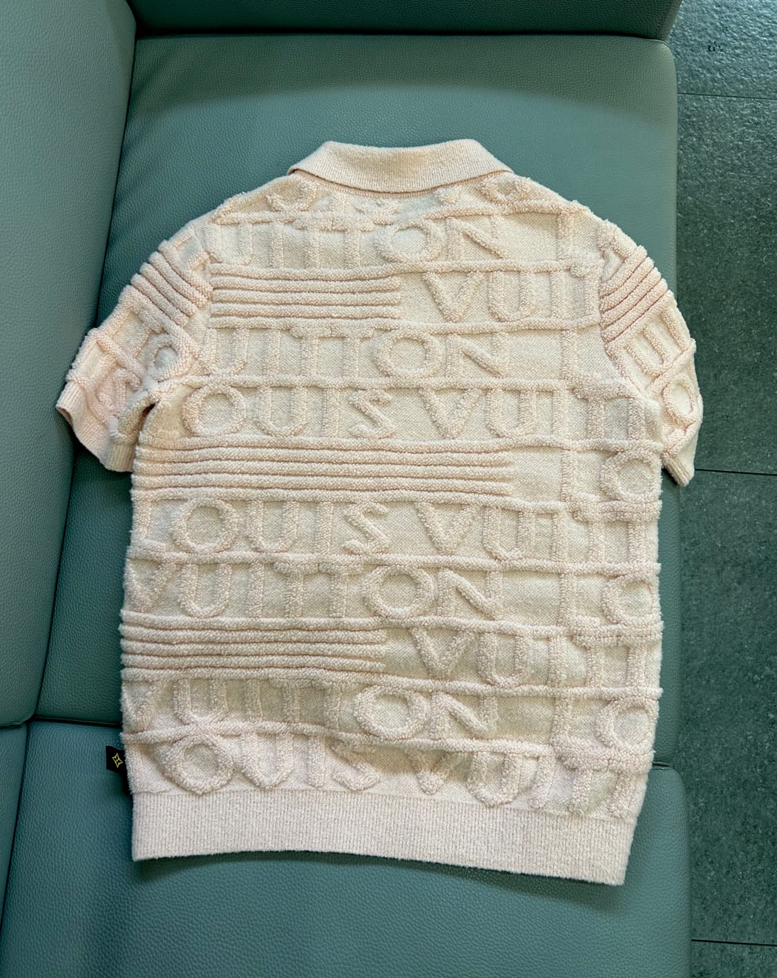 루이비통 여성 텍스처 페리 폴로 니트(S) 상품이미지7