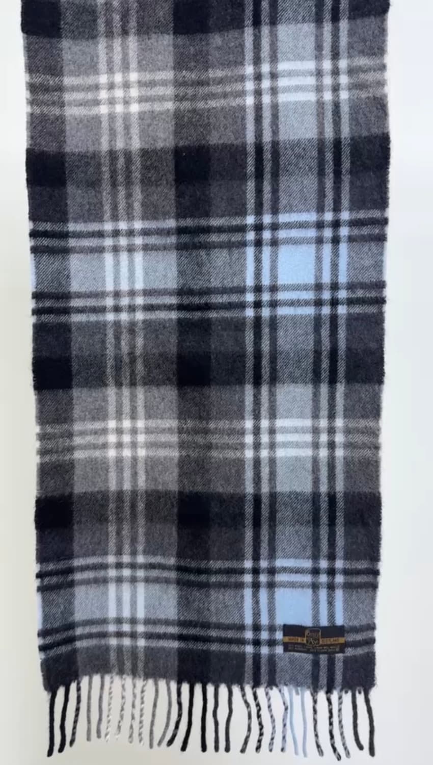 Begg of Ayr 베그 체크 패턴 목도리 머플러 숄 상품이미지3