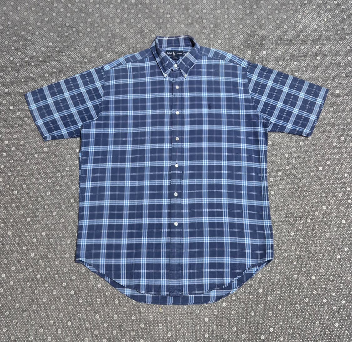 [L] 폴로 박스핏 블레어 네이비 체크 -512 상품이미지1