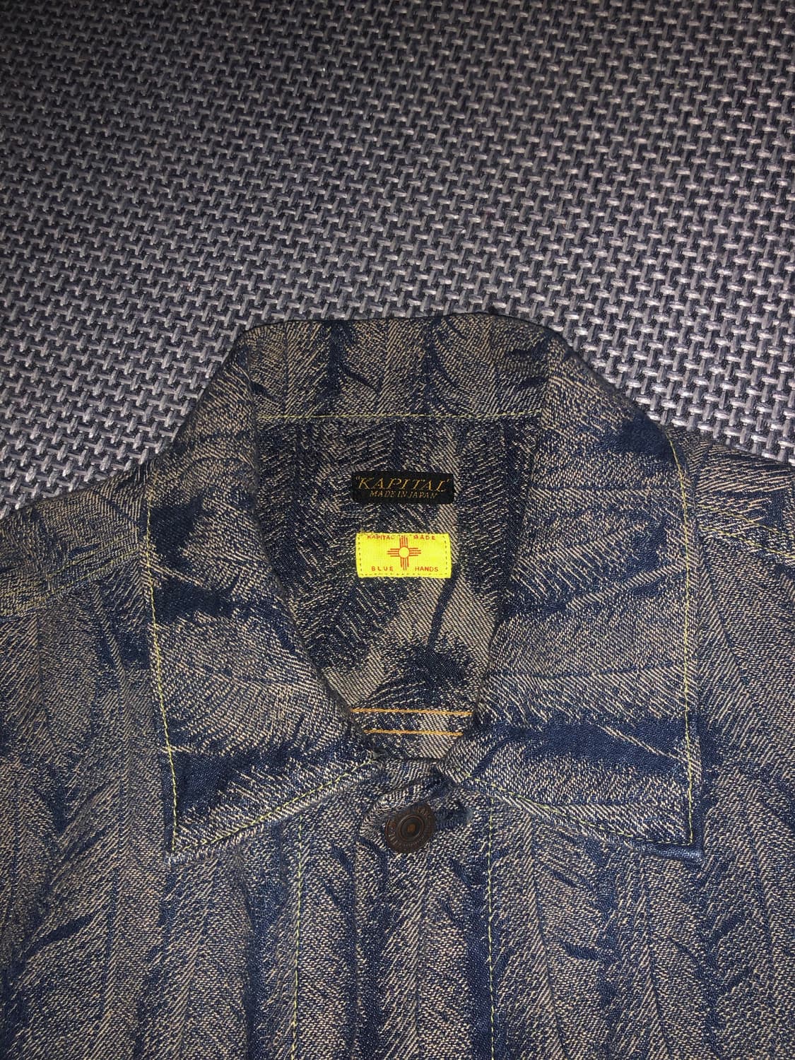 캐피탈 12온즈 페더 데님 3세대 자켓 인디고 4사이즈 상품이미지5