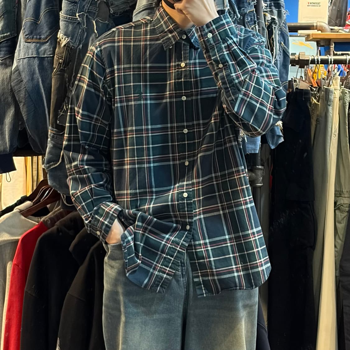 [No.9]Polo 폴로 체크 긴팔셔츠 상품이미지3