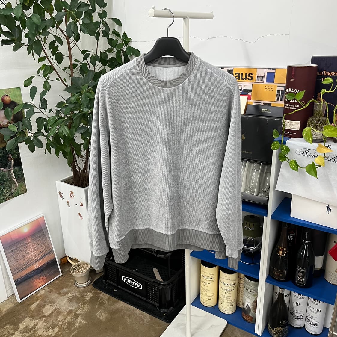 시스템 코듀로이 맨투맨 L 상품이미지1