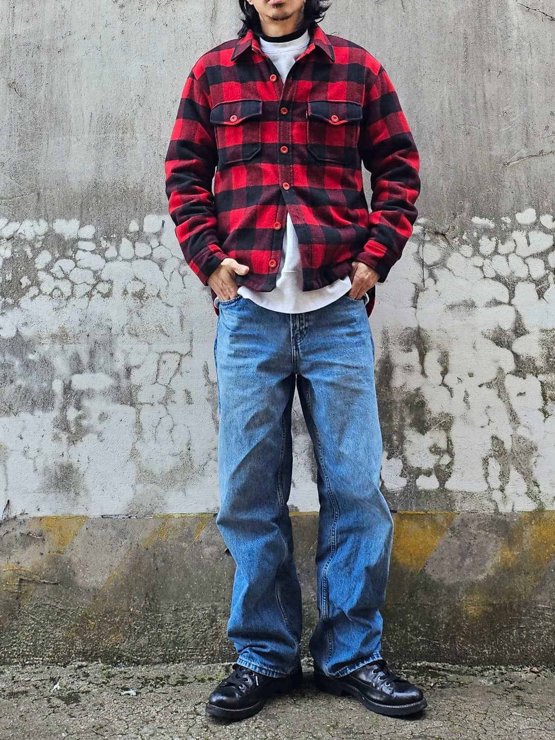 Levis 버팔로 체크 CPO셔츠 자켓 상품이미지2