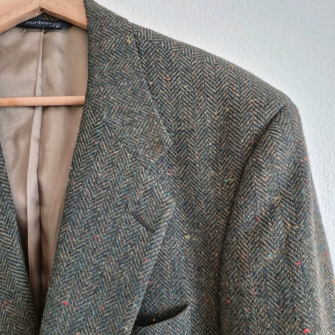 버버리 빈티지버버리 도네갈 트위드 헤링본 스포츠코트 자켓 XL 상품이미지2