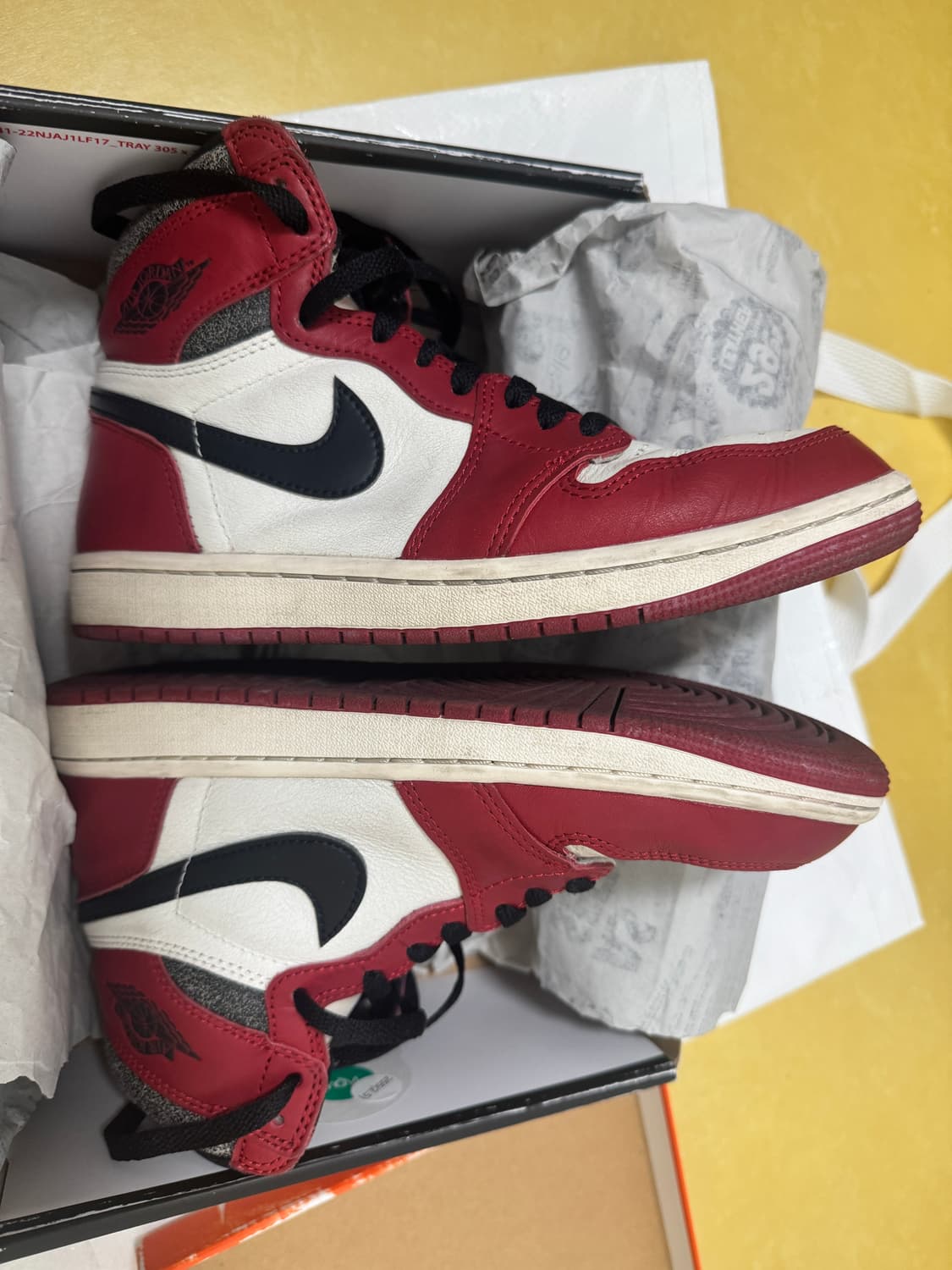 조던 1 시카고 2022(255사이즈) 상품이미지4