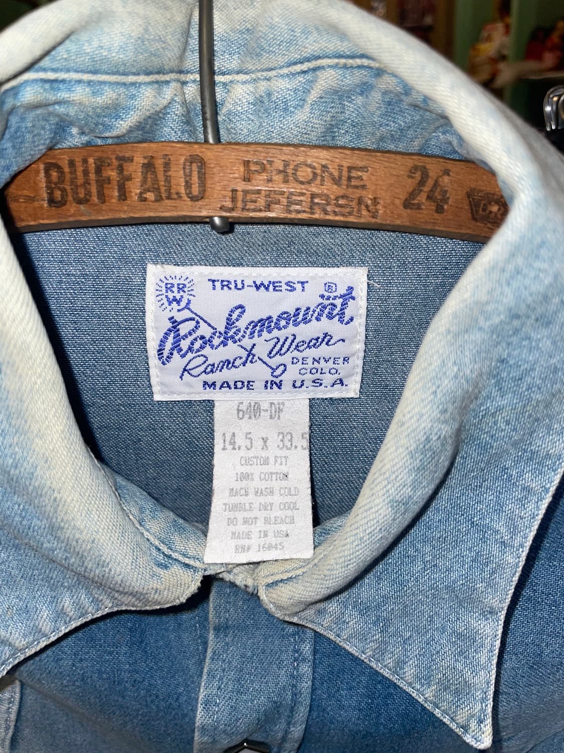 1980's-90's Rockmount Ranch Wear Shirt 상품이미지3