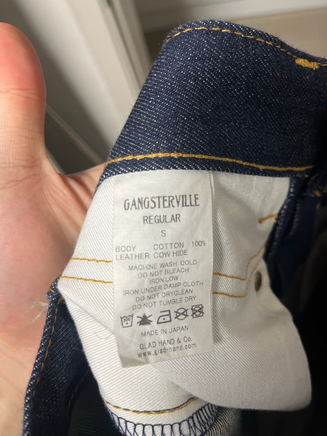 글래드핸드 갱스터빌 떠그데님 S 상품이미지3