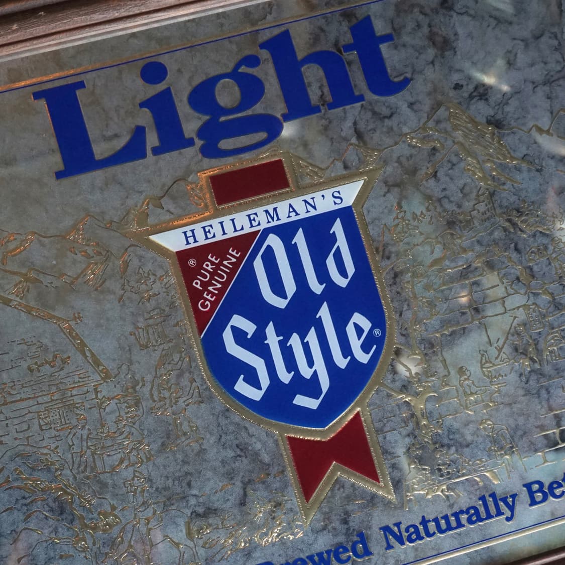 빈티지 소품 Heilemans Beer 거울액자 상품이미지5