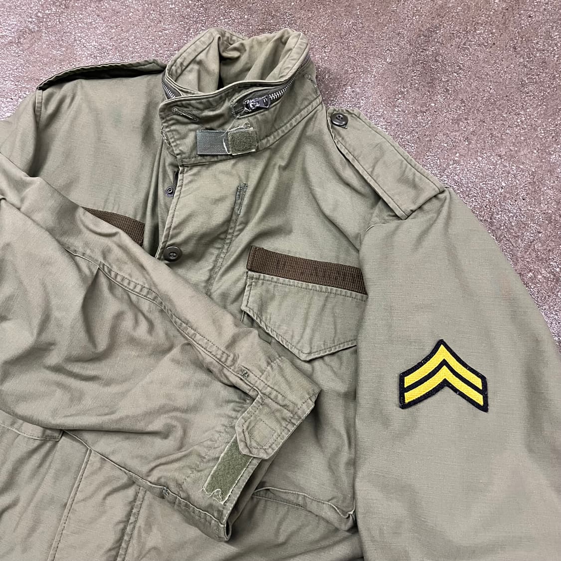 70s 오리지날 2세대 M-65 필드자켓 (M/L) 상품이미지2