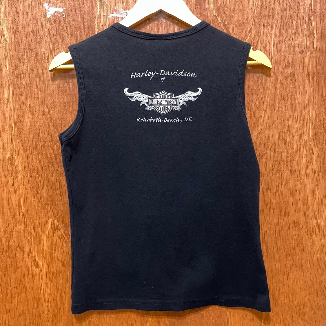 (M) Harley Davidson 할리 프린팅 슬리브리스 상품이미지2