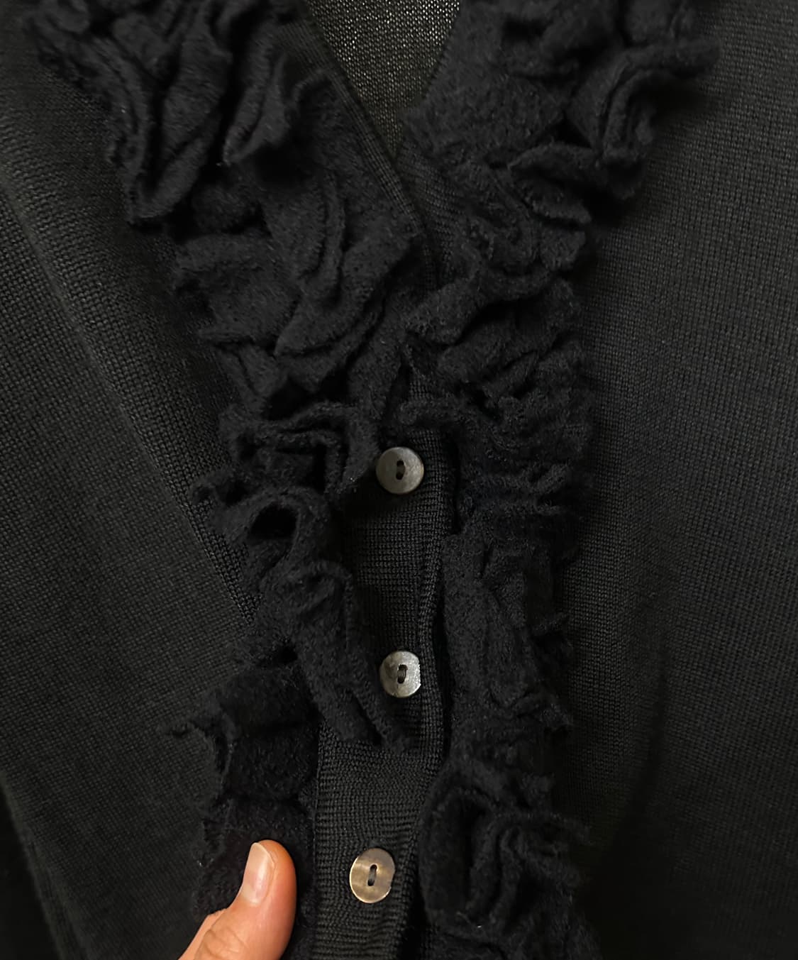 gipsy blue gothic ruffle cardigan 상품이미지4