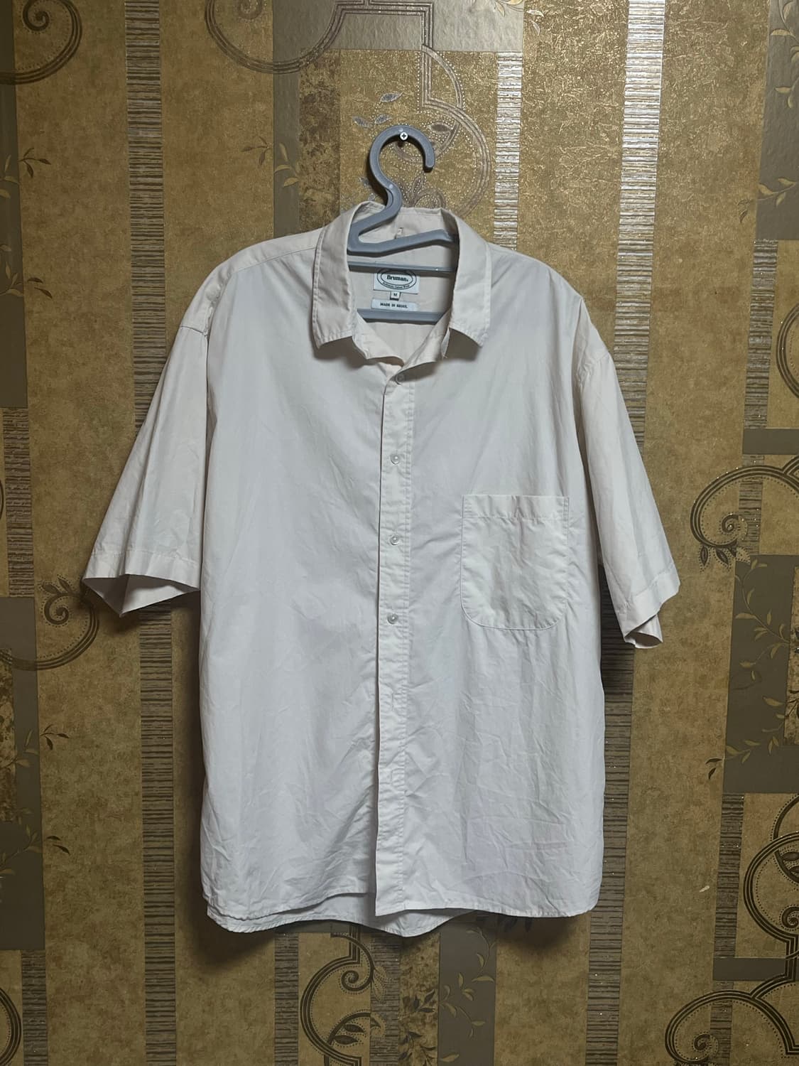 브루먼 Cotton Short Sleeve Shirt (Cream) 상품이미지8