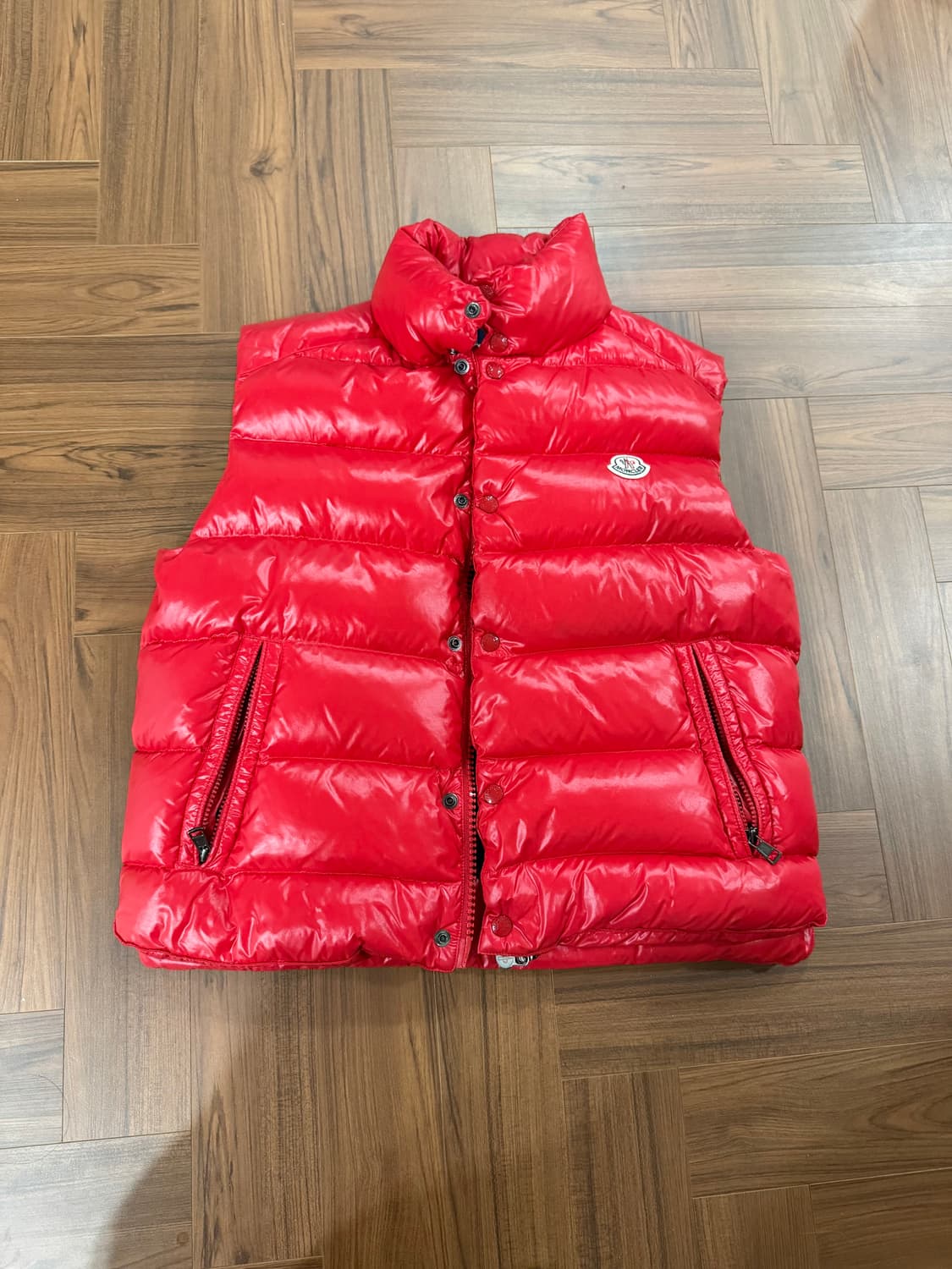 몽클레어 패딩 베스트 조끼 레드 상품이미지1