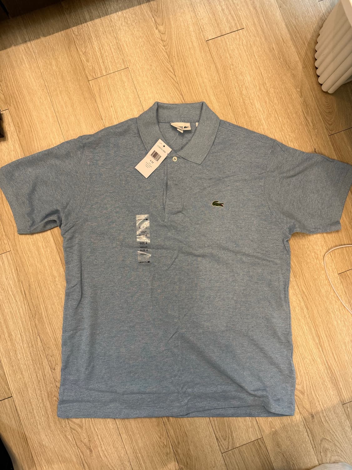 라코스테 클래식핏 폴로 티셔츠 블루 4-M사이즈 상품이미지1