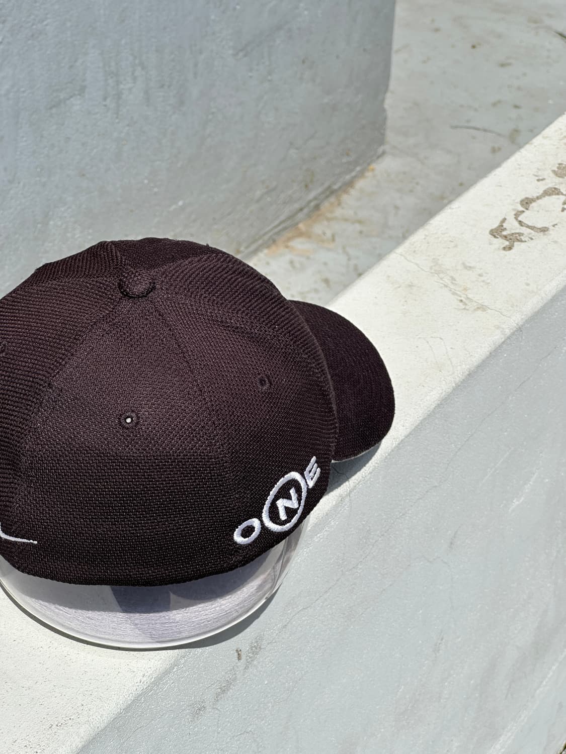 [L] 00s 나이키 스우시 블랙 볼캡 모자 상품이미지5