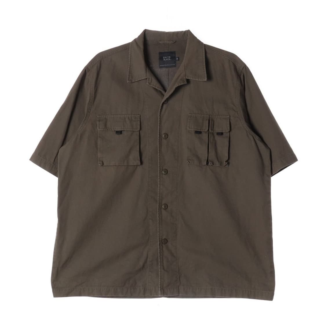 디미트리블랙 코튼 포켓 워크 반팔 셔츠 3 상품이미지1