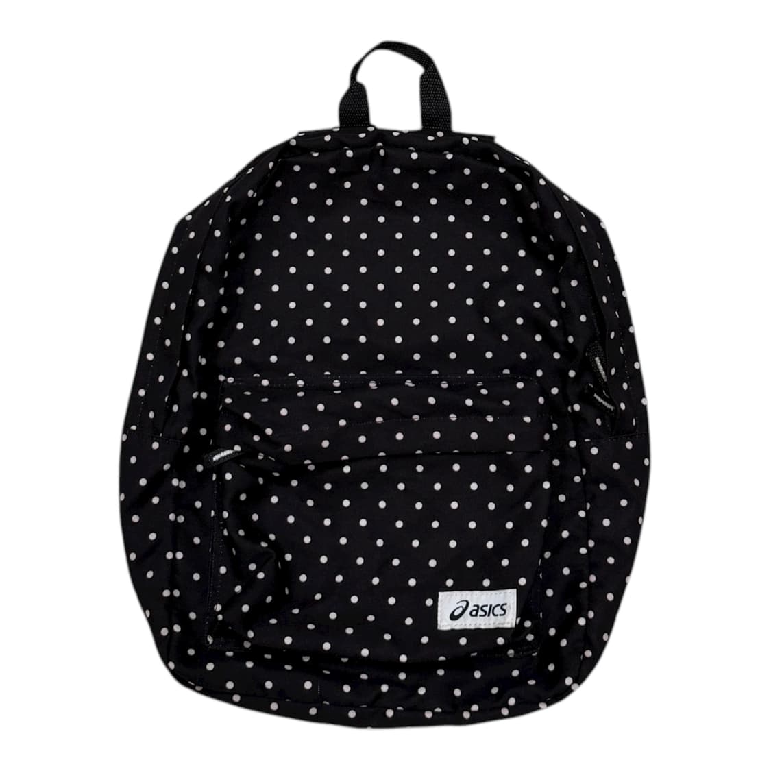 아식스 빈티지 도트 땡땡이 패턴 모리걸 백팩 가방 블랙 상품이미지1