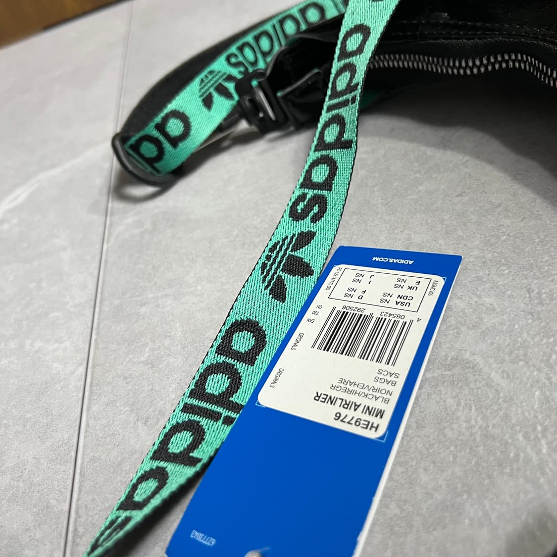 [새상품] 아디다스 미니 에어라이너 호보백 블랙 상품이미지2