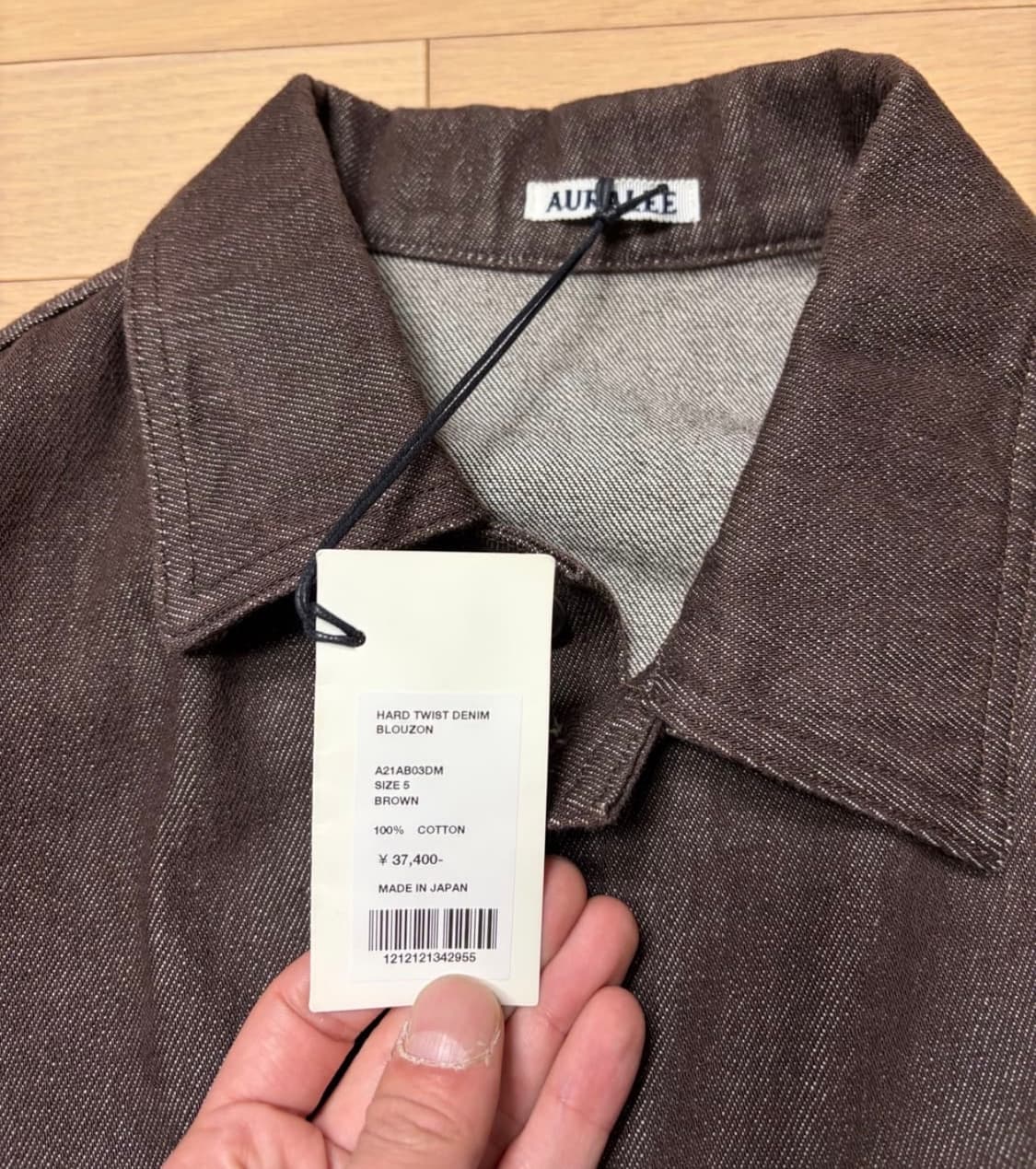 오라리 데님자켓 5사이즈 상품이미지4