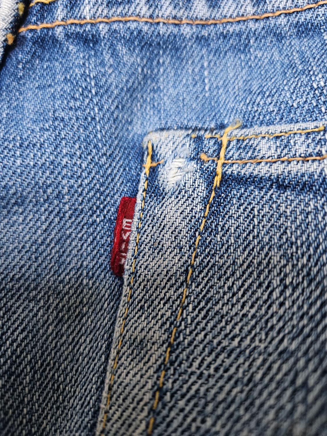 90s evisu no.2 Lot 2001 selvedge denim 상품이미지3