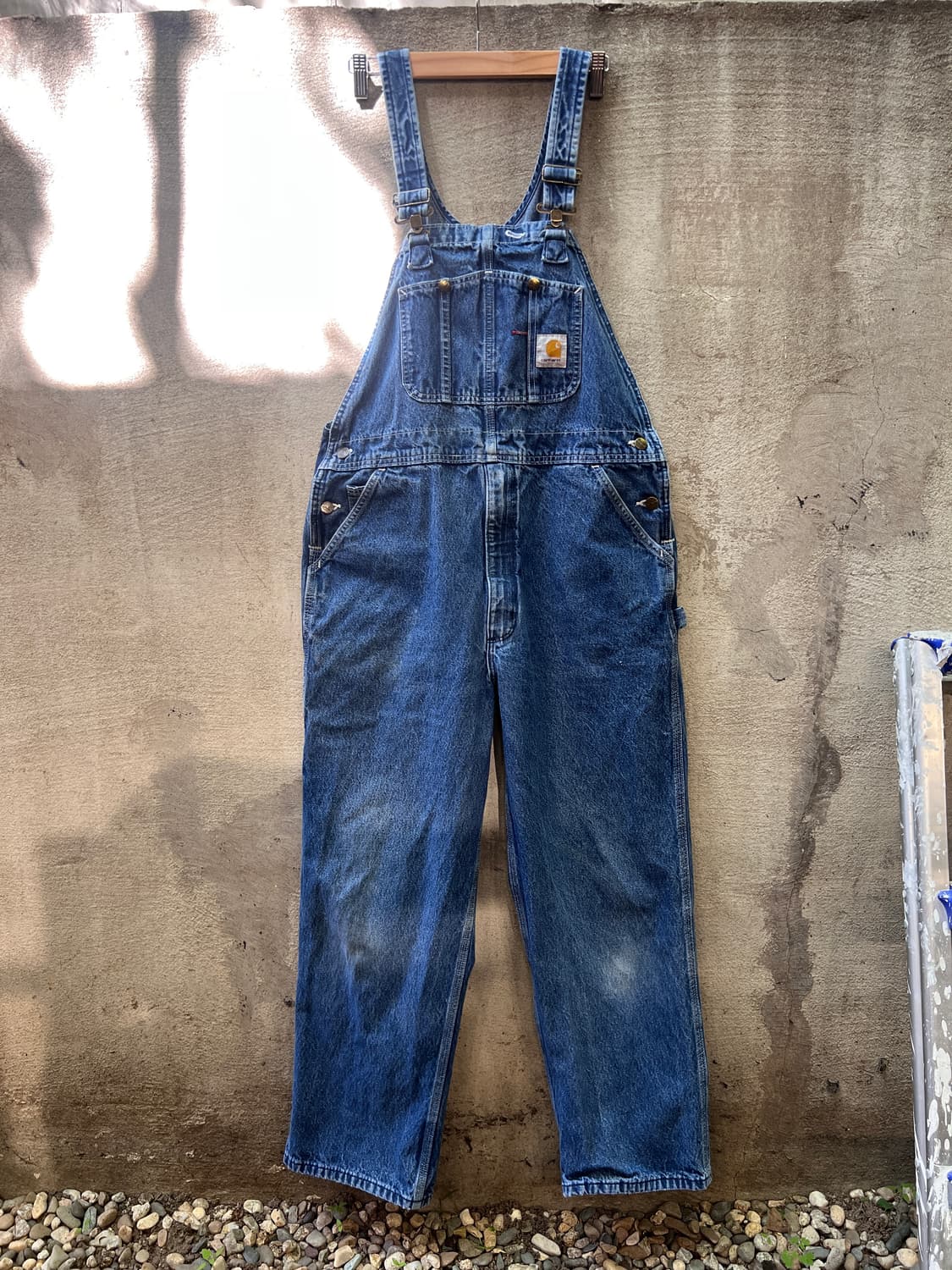 칼하트 오버롤 미드블루 상품이미지1