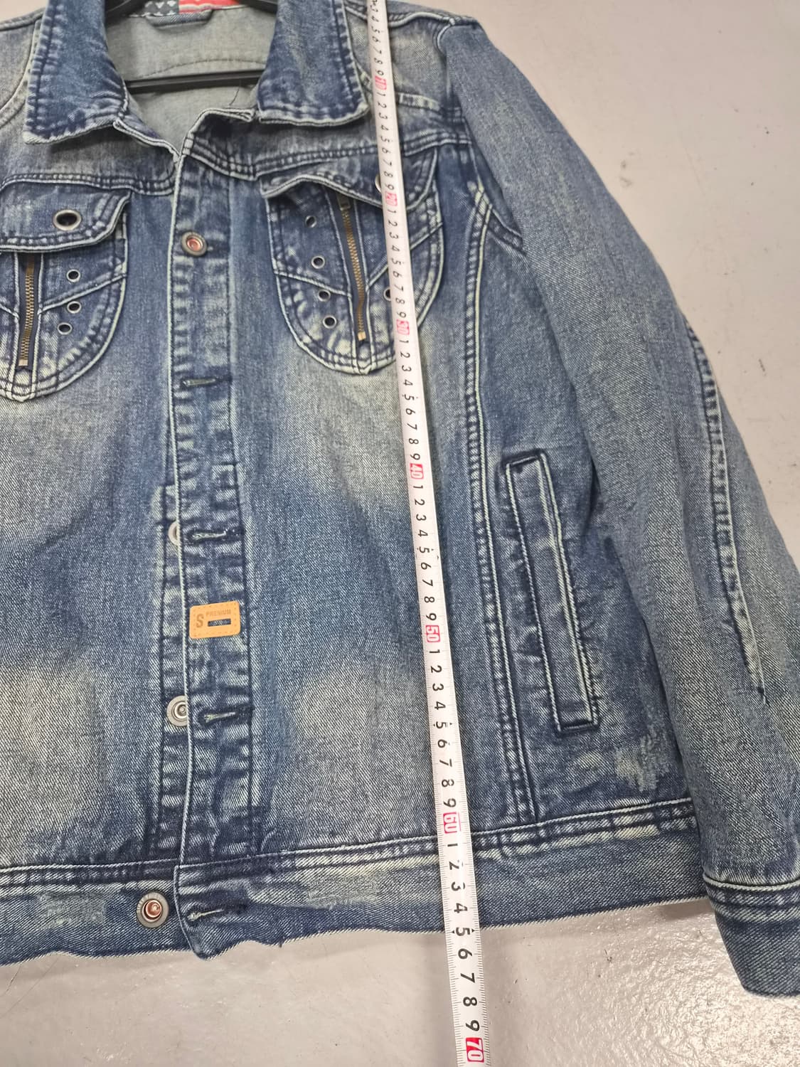 classis Denim  빈티지 워싱 데님 자켓 상품이미지3