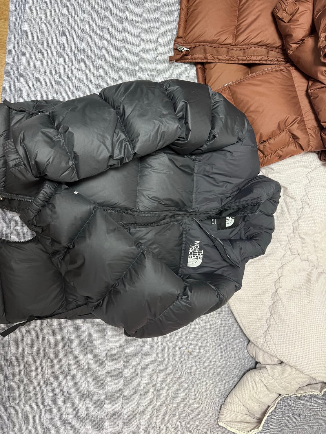 노스페이스 눕시 패딩 블랙 해외판S 상품이미지1
