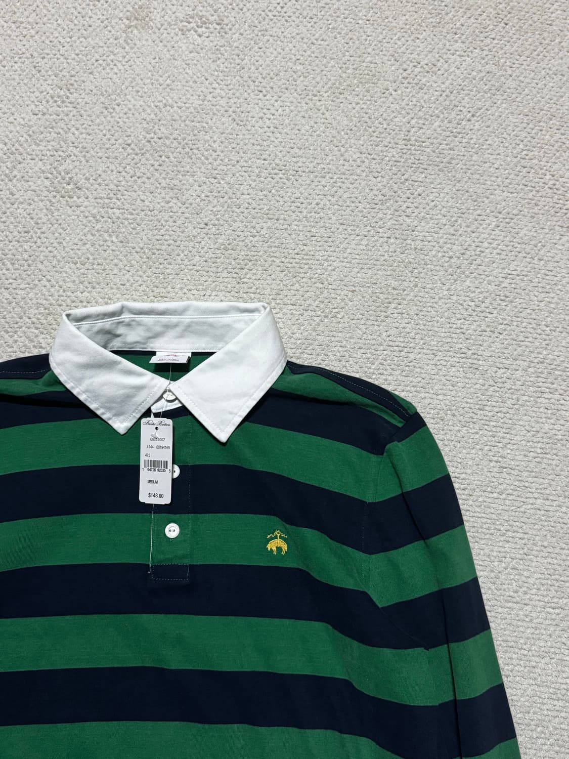 Brooks Brothers 브룩스브라더스 스트라이프 럭비티 M 상품이미지1