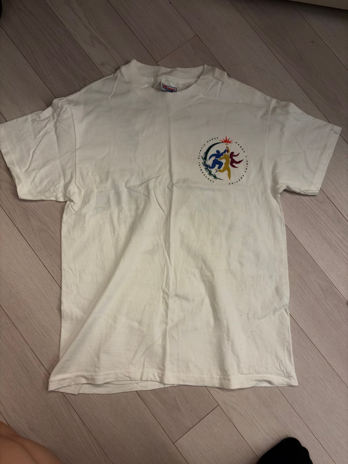 빈티지 헤인즈 애틀랜타 올림픽 자선행사 티셔츠(수소봉제) 상품이미지1