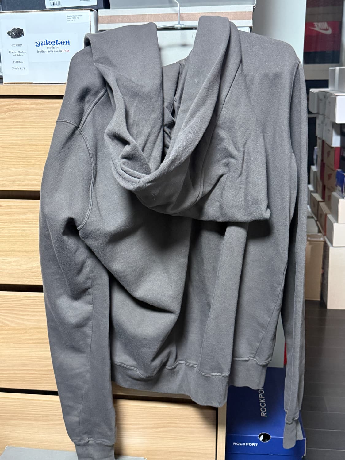 릭오웬스 사선 집업 후드 상품이미지2