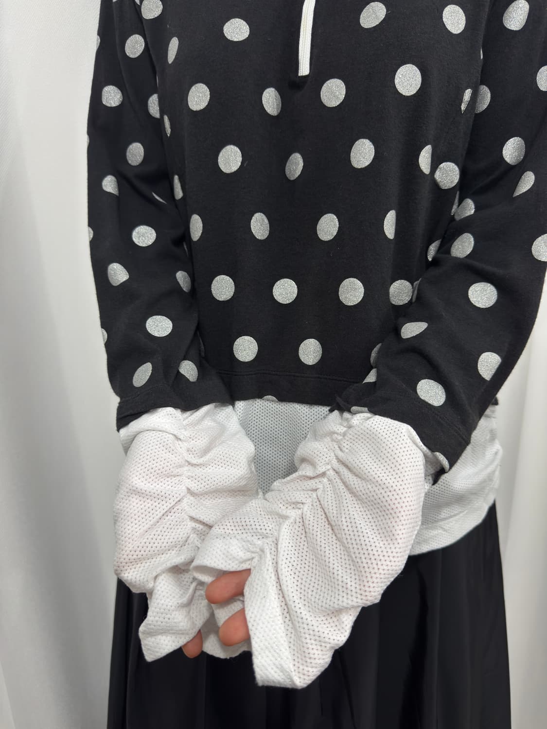 dot layered top 상품이미지2