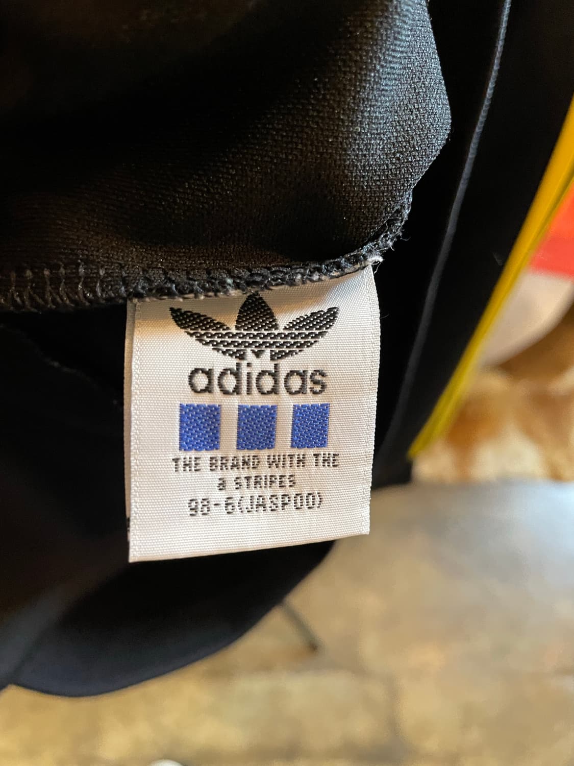 아디다스 빈티지 유로파 블랙 / 옐로우 트랙탑 저지 자켓 상품이미지6