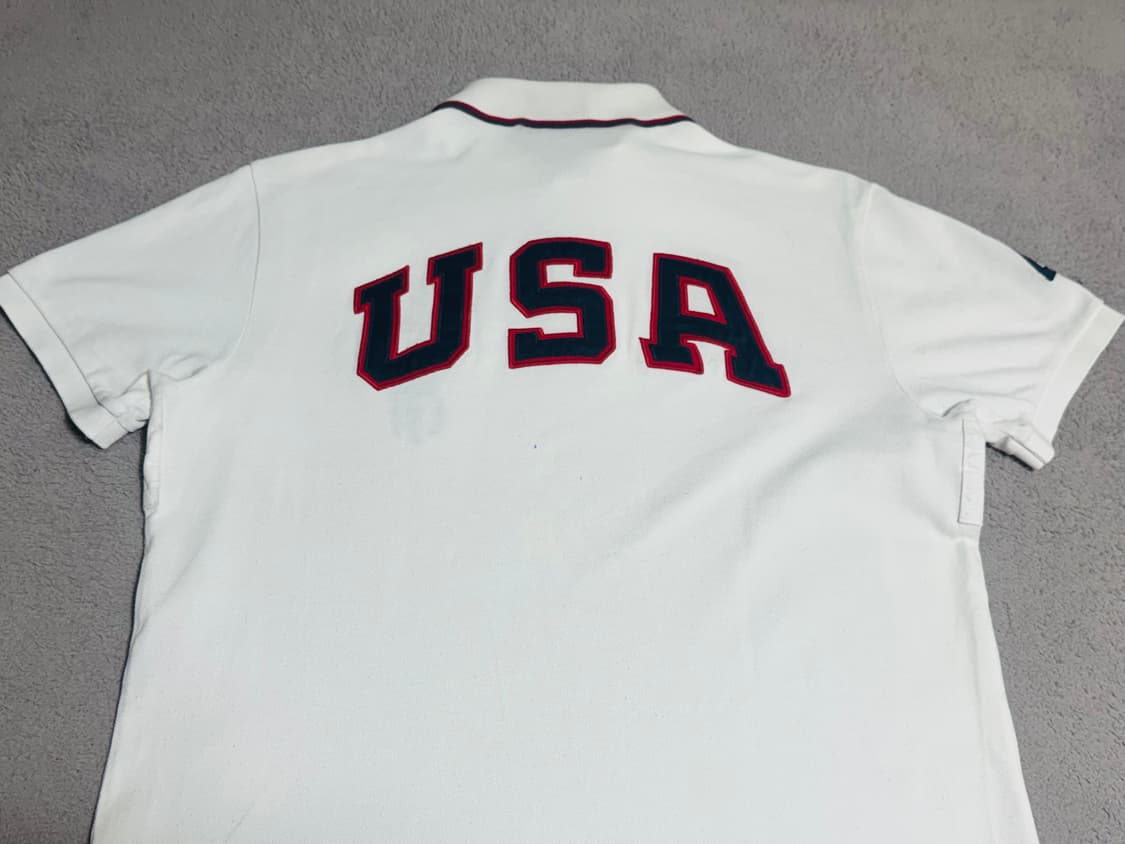 L 폴로 랄프로렌 키프치프 미국 usa 성조기 빅포니 카라티  상품이미지5