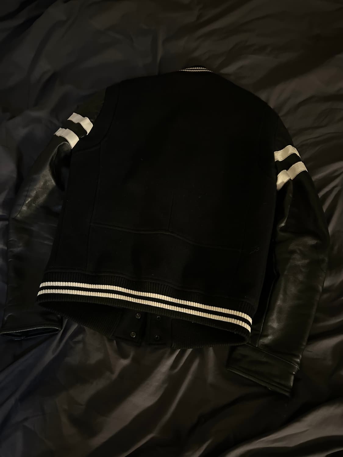 System Sheep Skin Teddy Varsity Jacket 상품이미지5