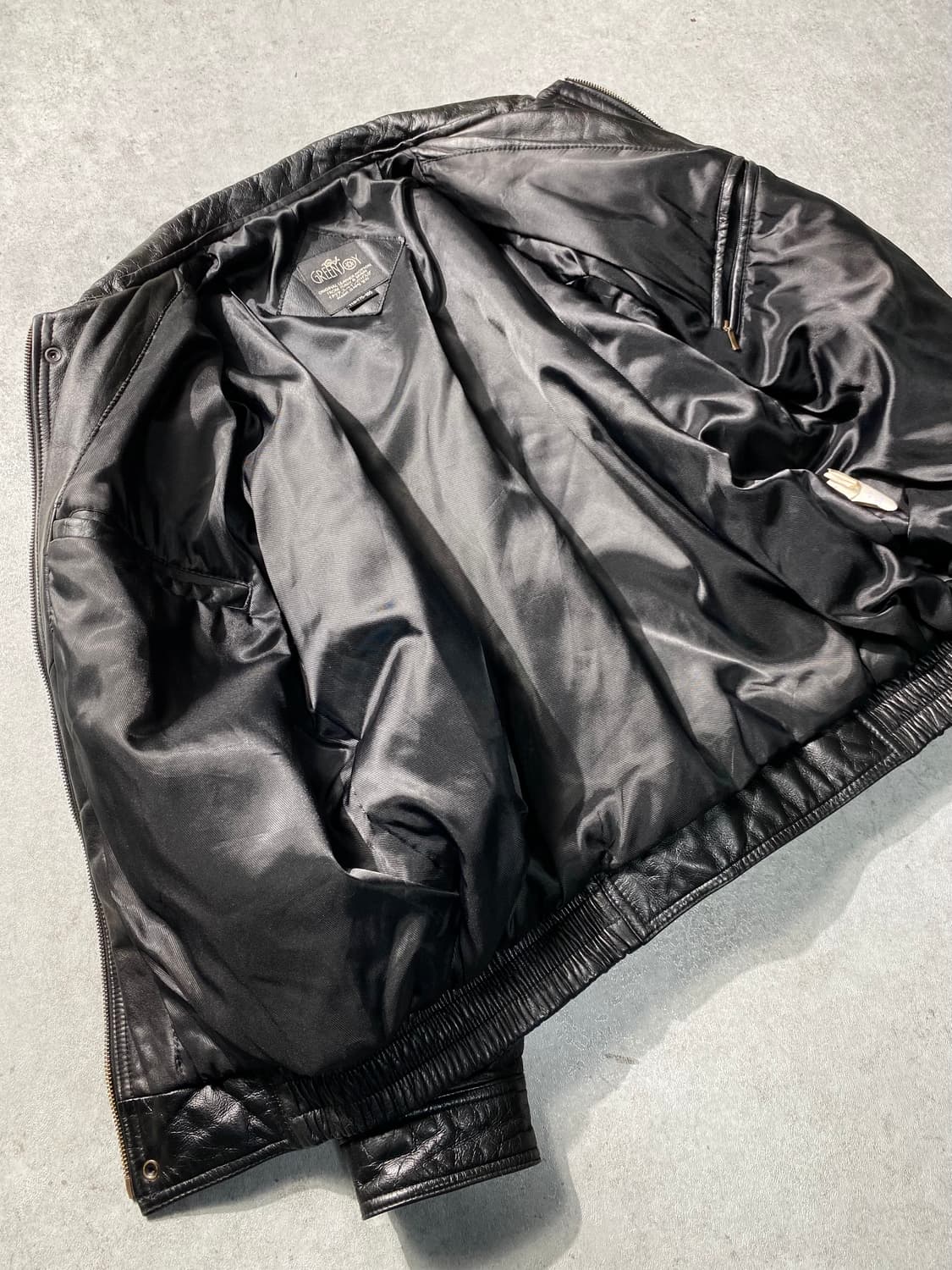 [XL] 90s Vintage 빈티지 카우하이드 봄버자켓 상품이미지3